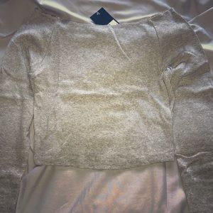 Off the shoulder crop top